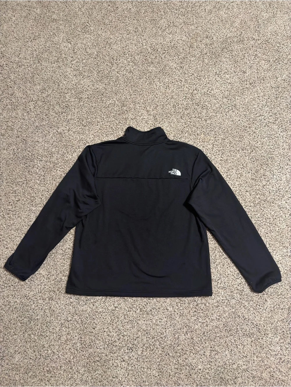 The North Face Men's Black Quarter Zip Pullover Jacket